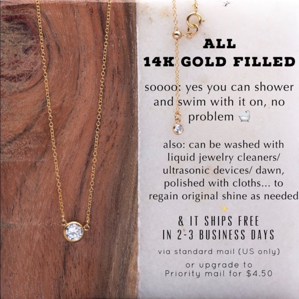 14K gold filled necklace